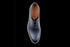 Marineblaue Oxford-Schuhe aus Wholecut-Crust-Leder für Herren
